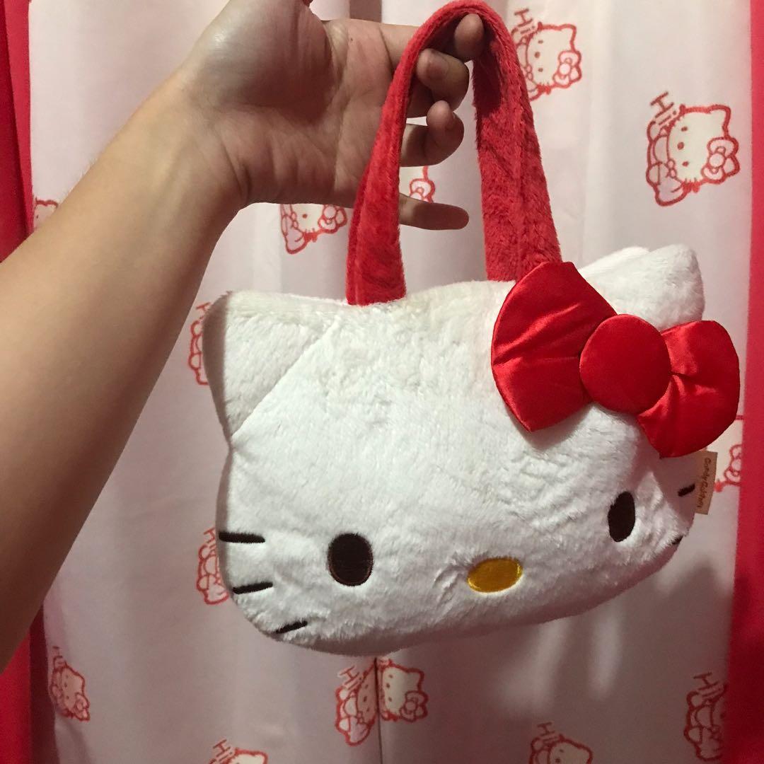 Hello Kitty Face Hand Bag Lovely Bear