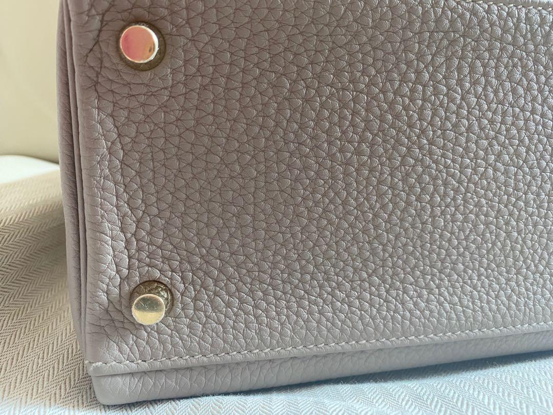 Hermes Kelly 28 Togo M8 Gris Asphalte GHW Stamp A