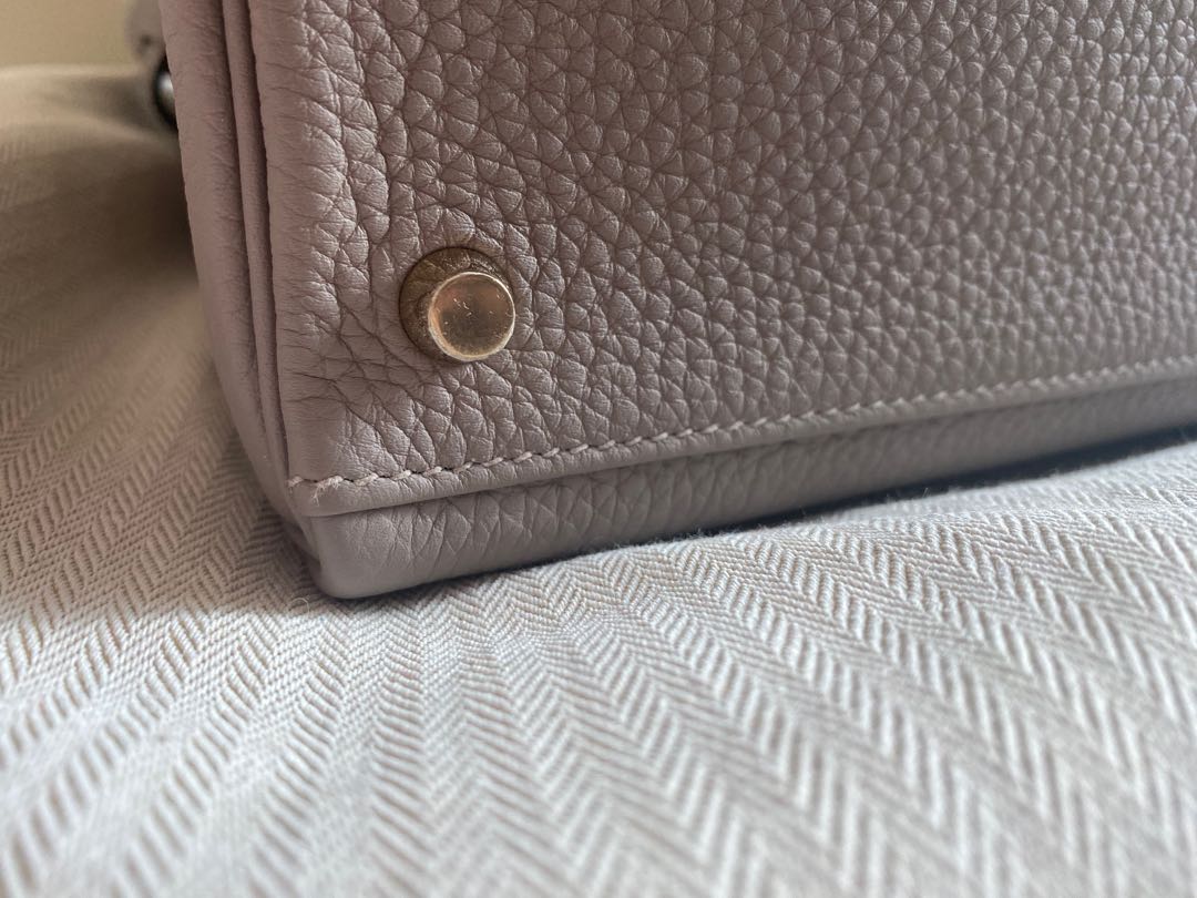 Hermes Kelly 28 Togo M8 Gris Asphalte GHW Stamp A