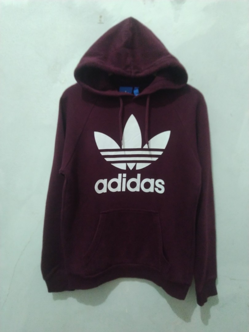 Maroon on sale trefoil hoodie