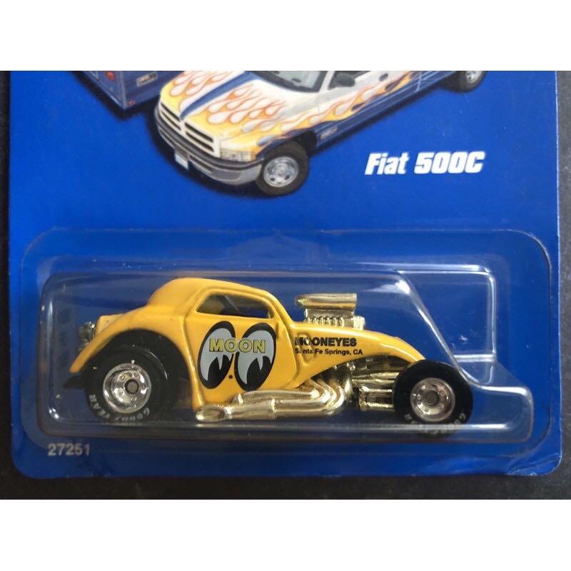 超レア HotWheel Fiat500C 特別版 ムーンアイズ リアルライダー 超レア