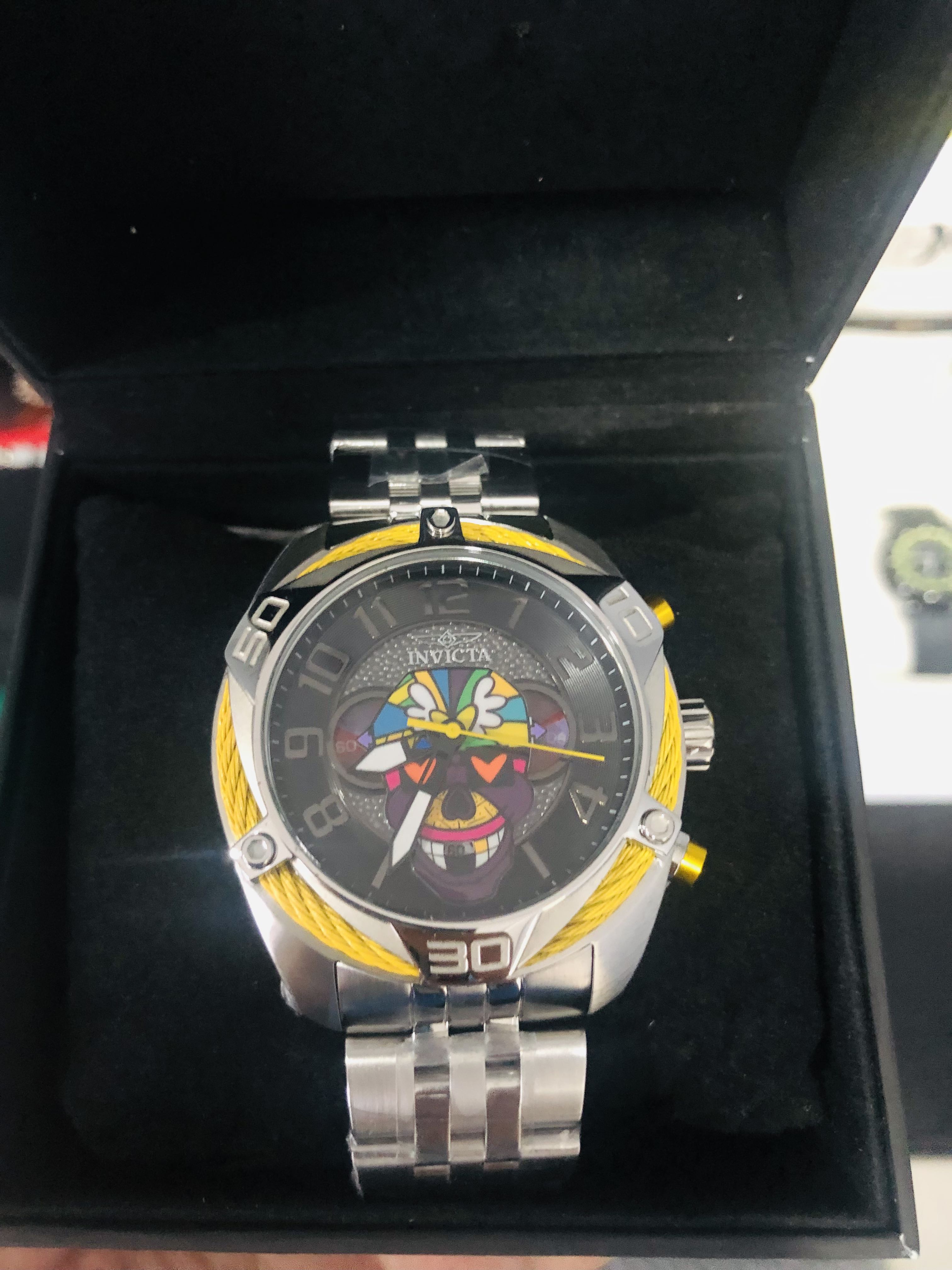 Invicta Romero Britto Skull Men s Fashion Watches Accessories