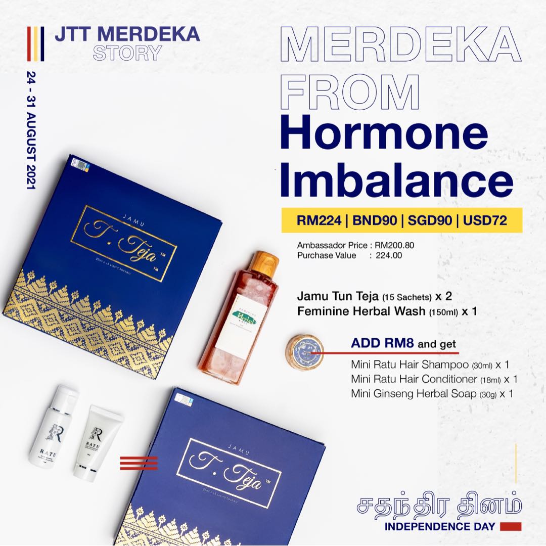 Jamu Tun Teja Promotion (Jamu, Feminine Wash, Jebat, Ginseng Herbal