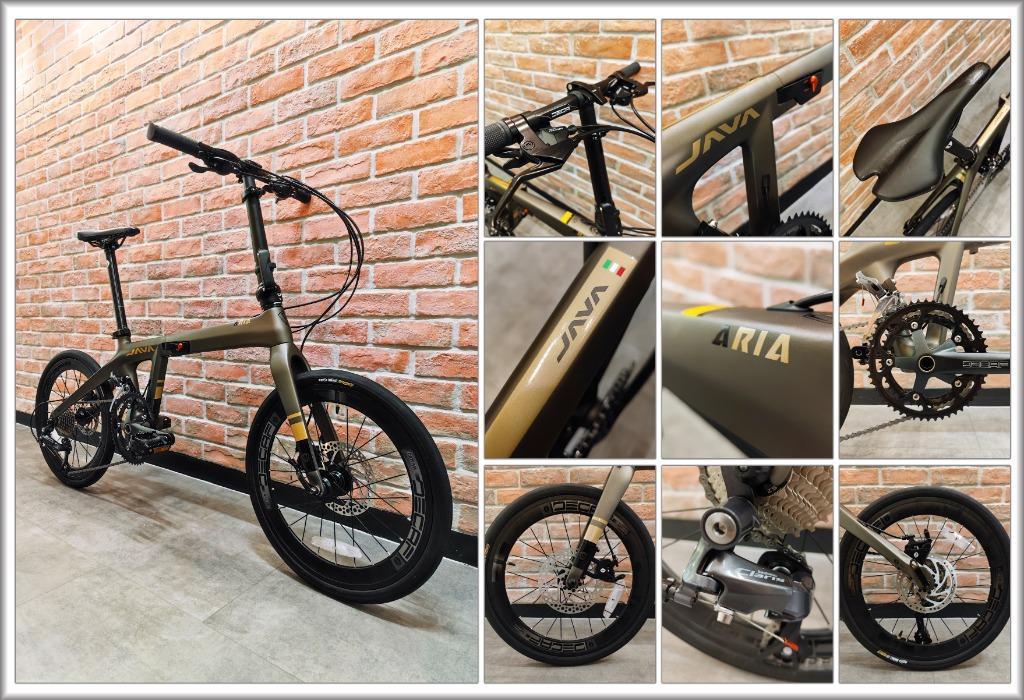 Java Aria Carbon Folding Bike 20" Ready stock, Sports Equipment, Bicycles & Parts, Bicycles on