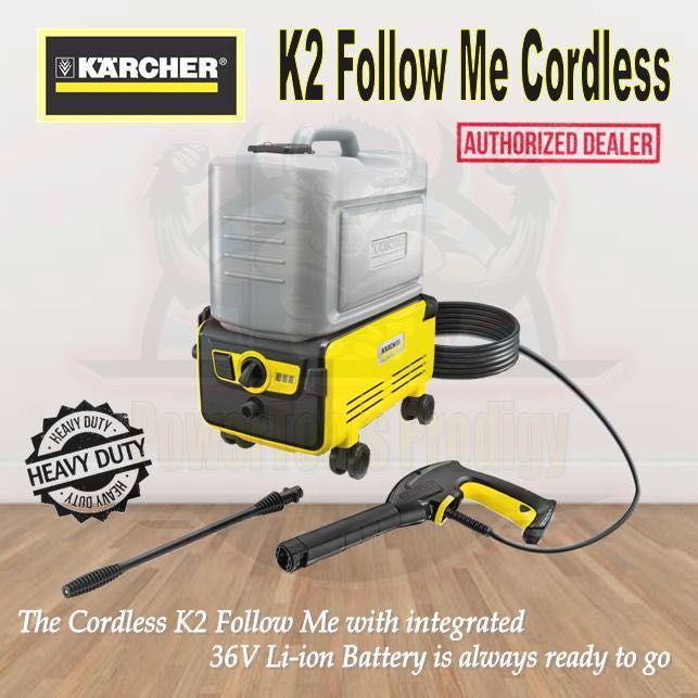 KARCHER K2 FOLLOW ME CORDLESS 36V HIGH PRESSURE WASHER / HIGH PRESSURE CLEANER, Furniture & Home