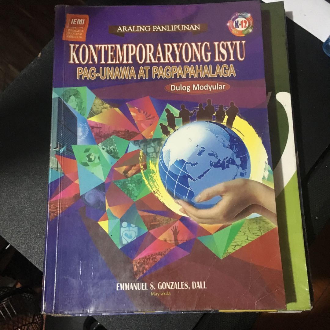 Grade 10 Kontemporaryong Isyu Araling Panlipunan Hobbies And Toys Books And Magazines Textbooks 6498