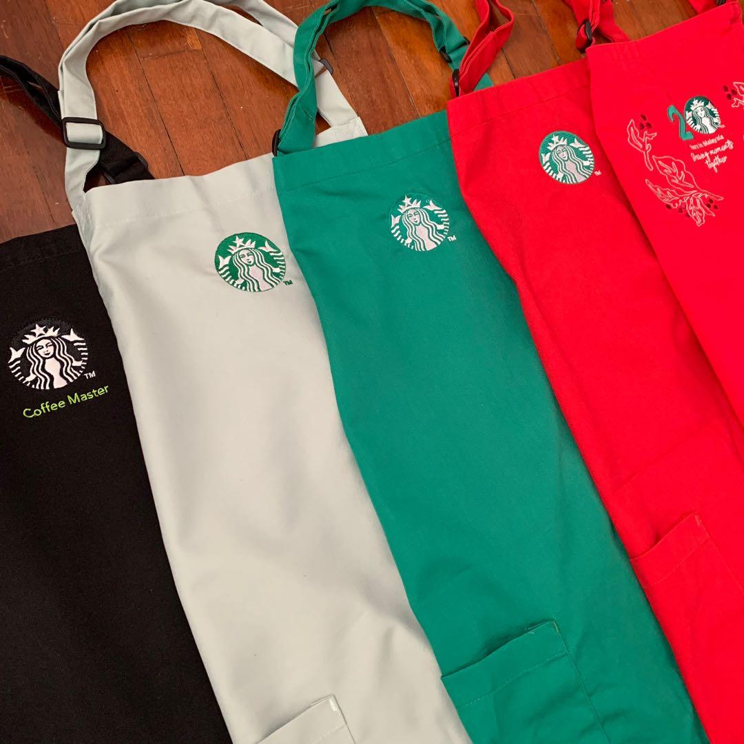 Limited Edition Starbucks Apron (Season), Furniture & Home Living