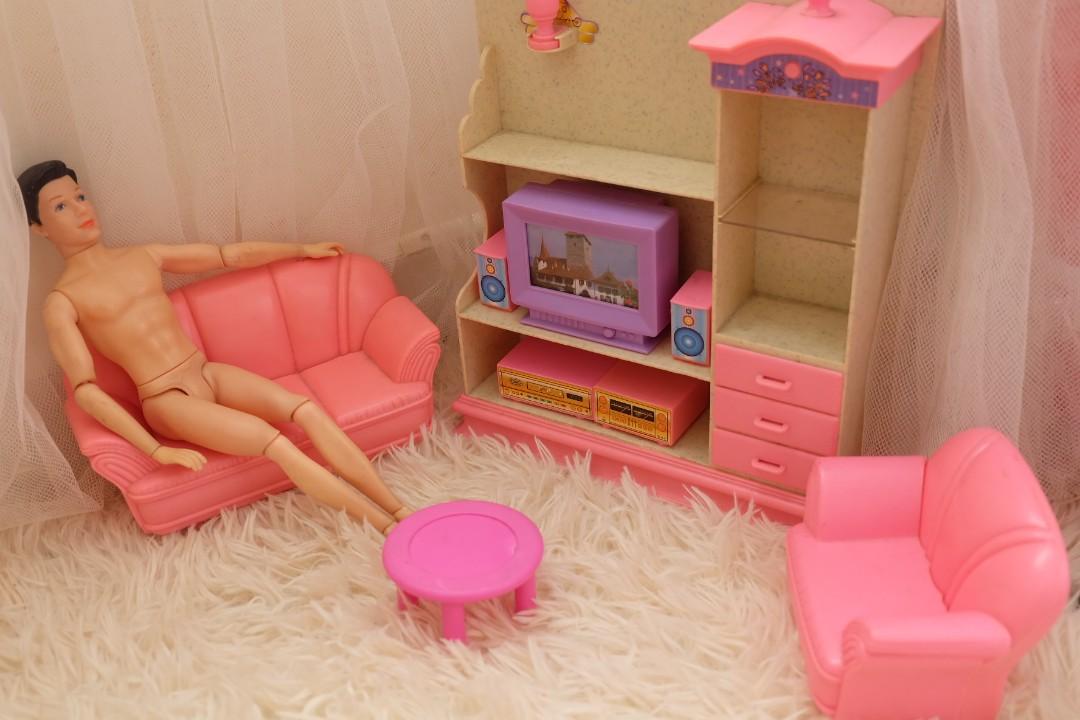 Barbie doll living room set 2025