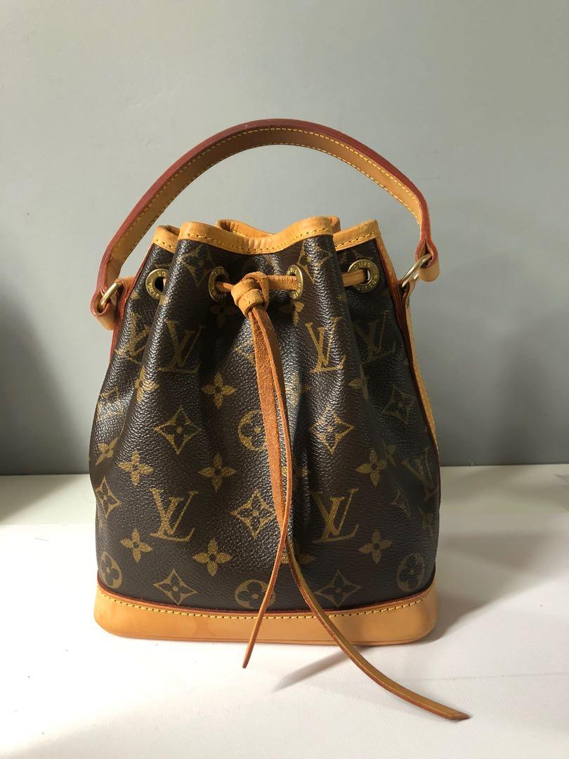 Louis Vuitton LV Mini Noe bucket bag rare vintage, Luxury, Bags & Wallets  on Carousell