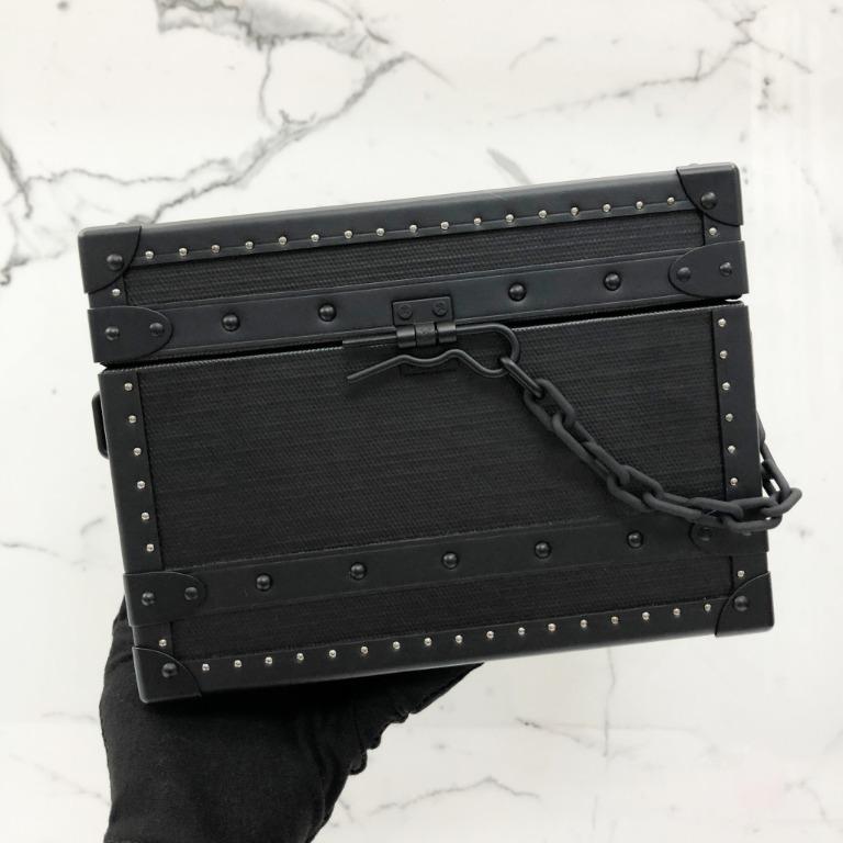 LOUIS VUITTON LOUIS VUITTON Clutch Box 2019 Shoulder Bag M20152 Vintage  canvas Black Used mens M20152