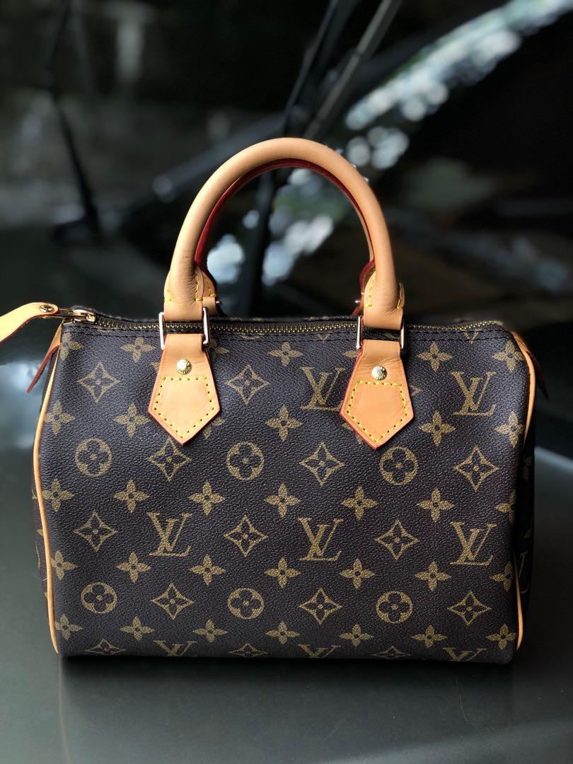 Lv speedy 25 monogram Luxury Bags Wallets on Carousell