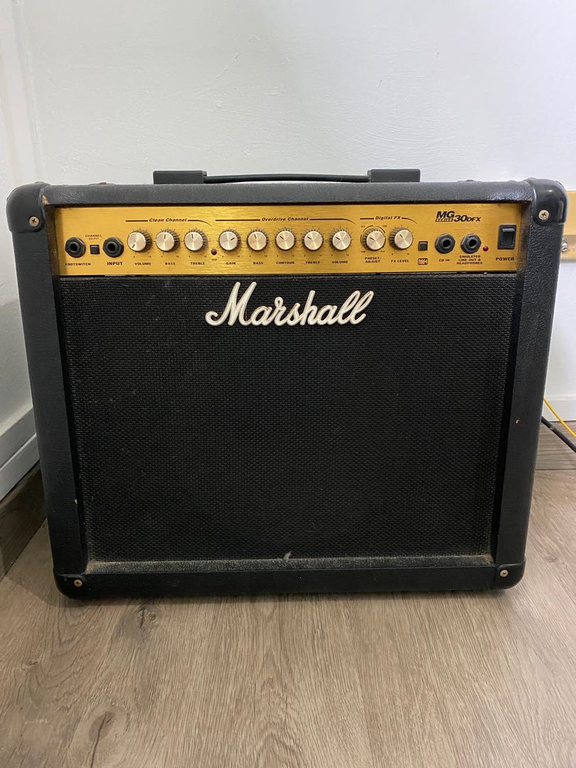 Marshall Mg30dfx Guitar Combo Amplifier Hobbies And Toys Music And Media