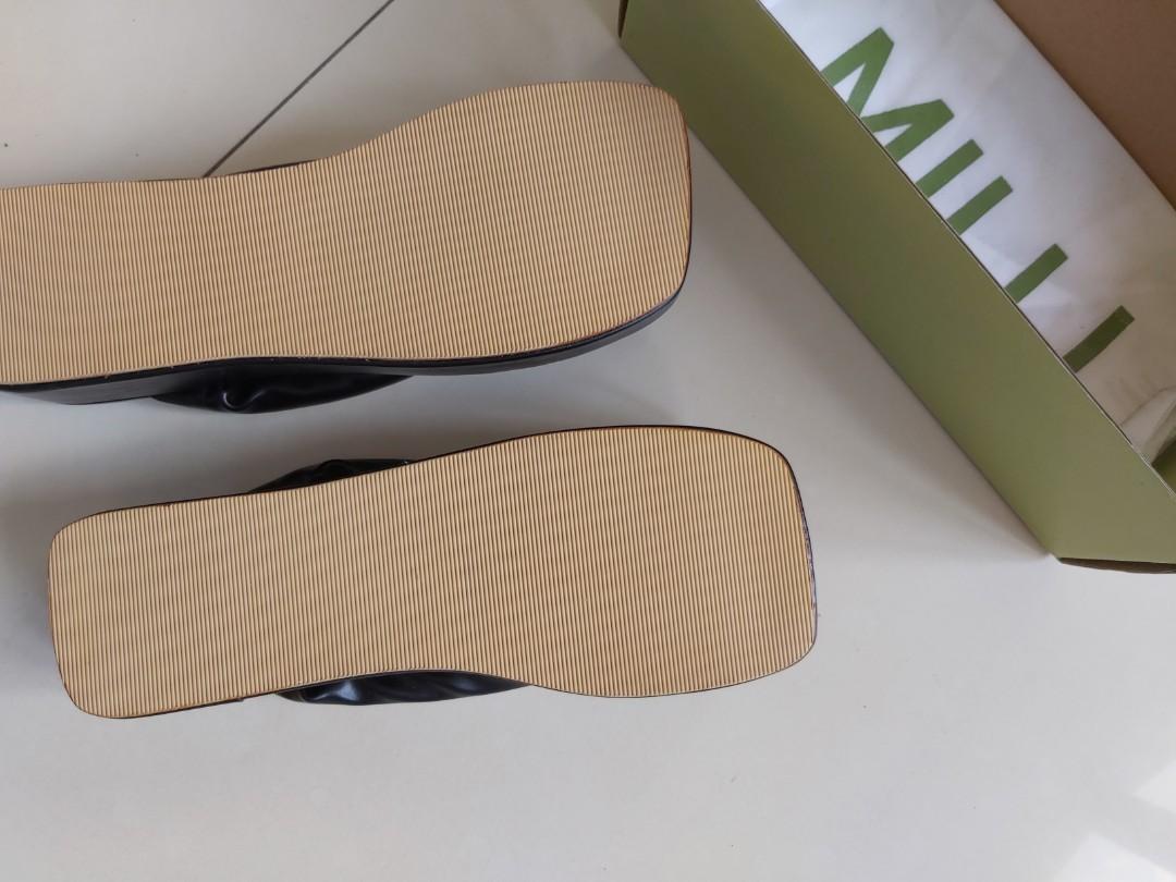 Milli Label Paloma Puff Platforms in Black, Women's Fashion, Footwear ...