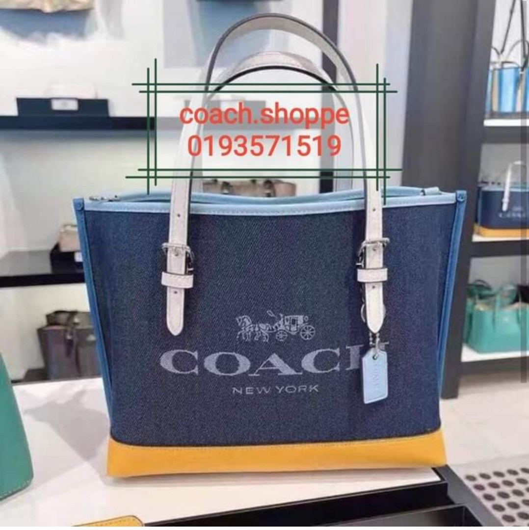 colorblock coach purse