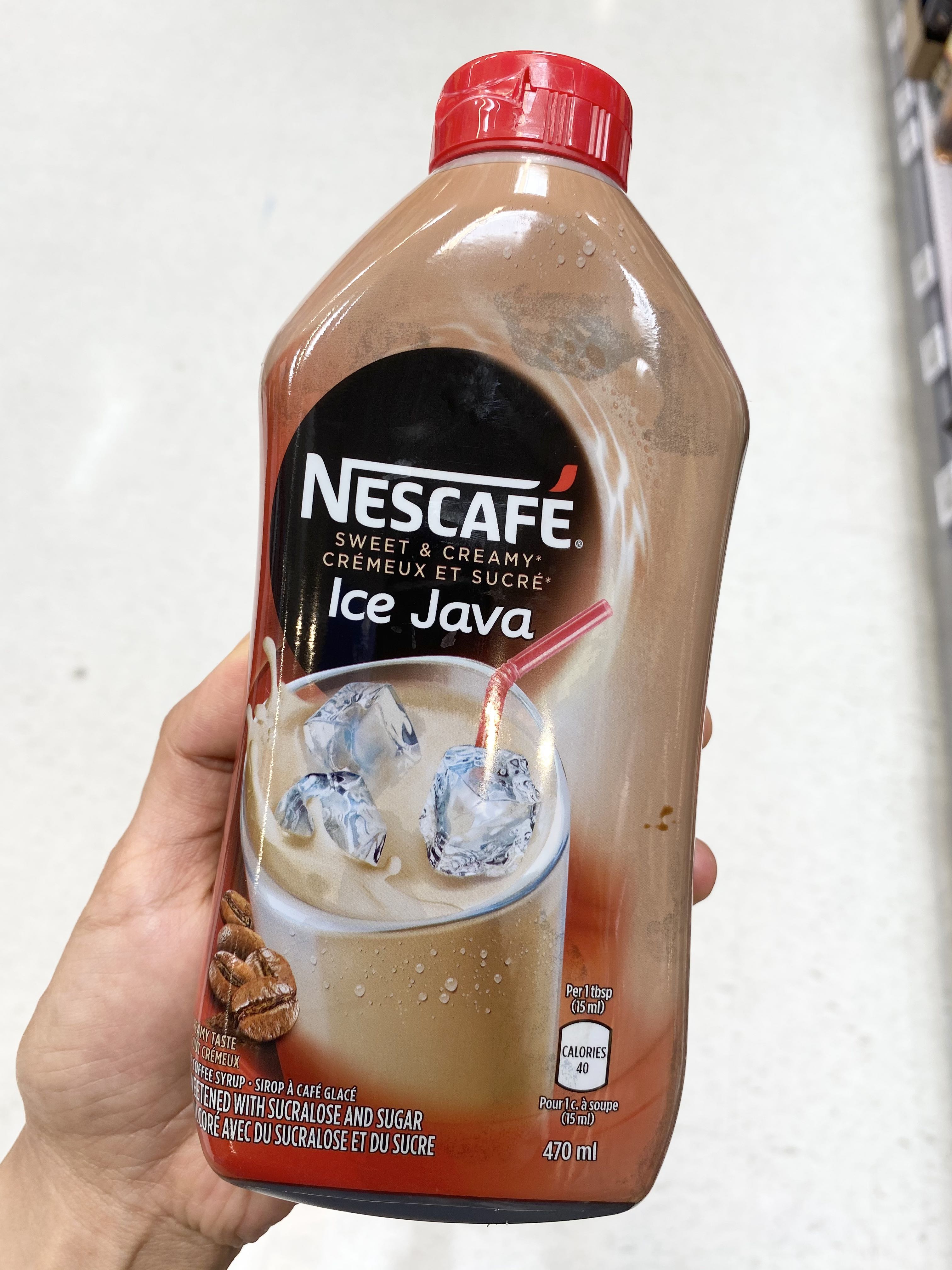 Nescafe Ice Java Cappuccino | 470ml Bottle (16 oz) | Imported from Canada