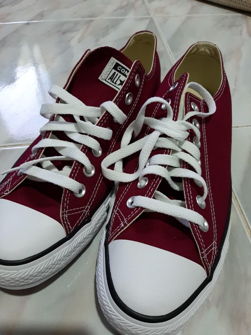 New Converse Chuck Maroon Men s Fashion Footwear Sneakers on