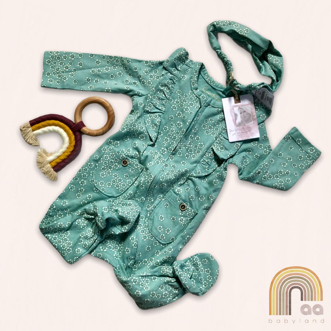 New Sleepsuit Jessica Simpson 2pcs With Headband Babies Kids Babies Apparel On Carousell