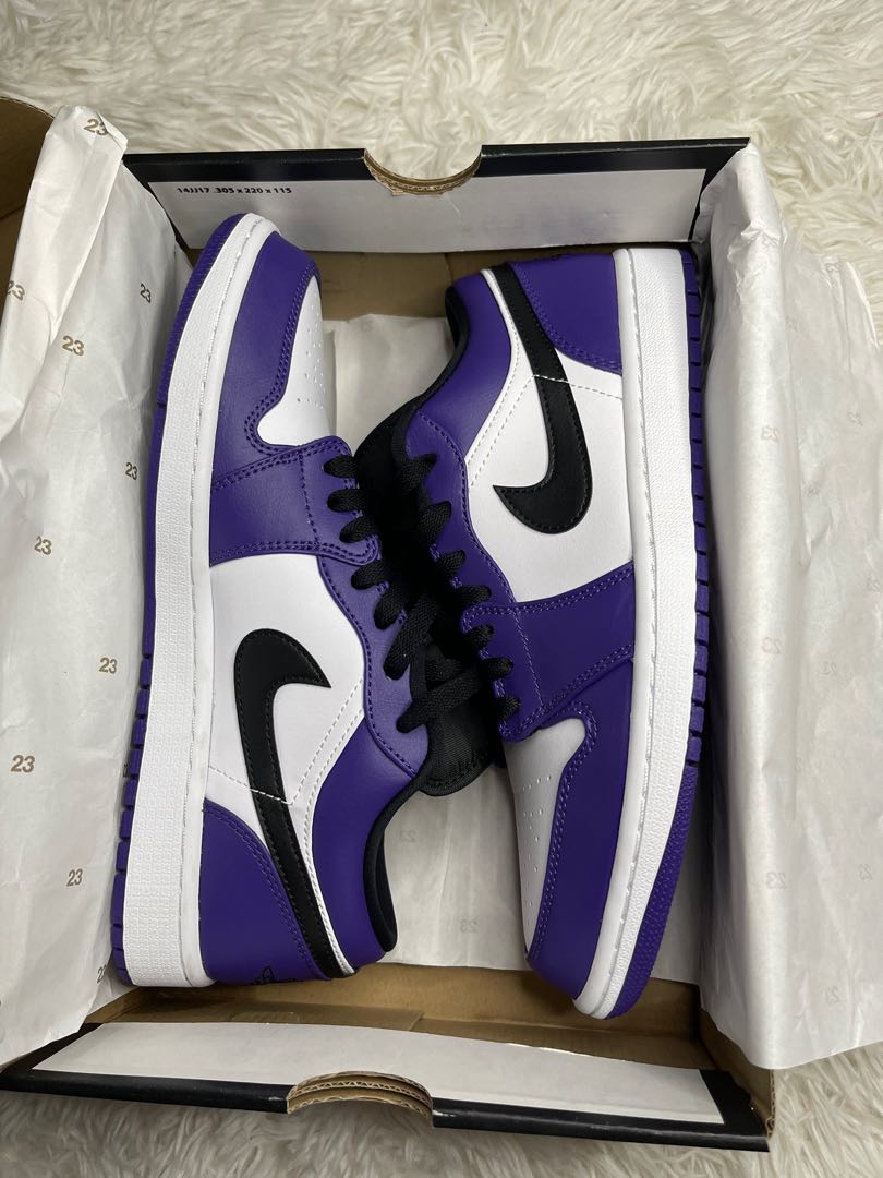 aj1 court purple low