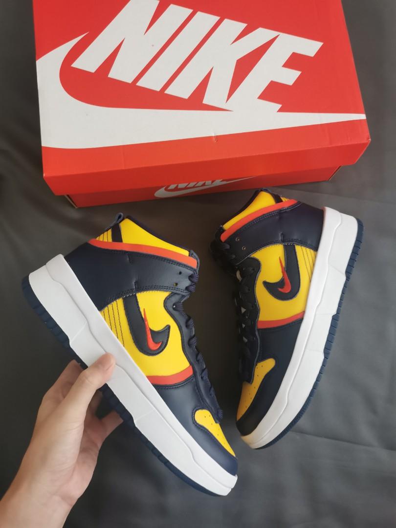 Nike Dunk High Rebel Michigan, Men's 