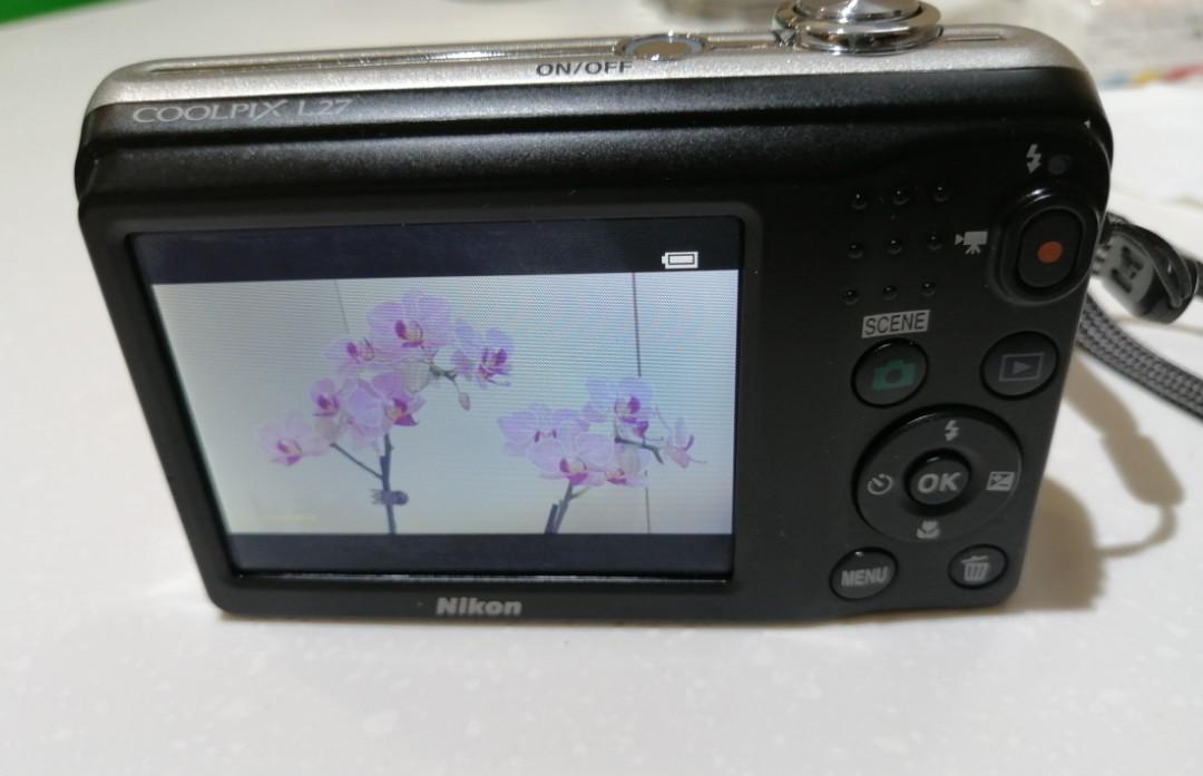 Nikon Coolpix L27數碼相機，1610萬像素，鏡頭可自動伸縮！全正常使用