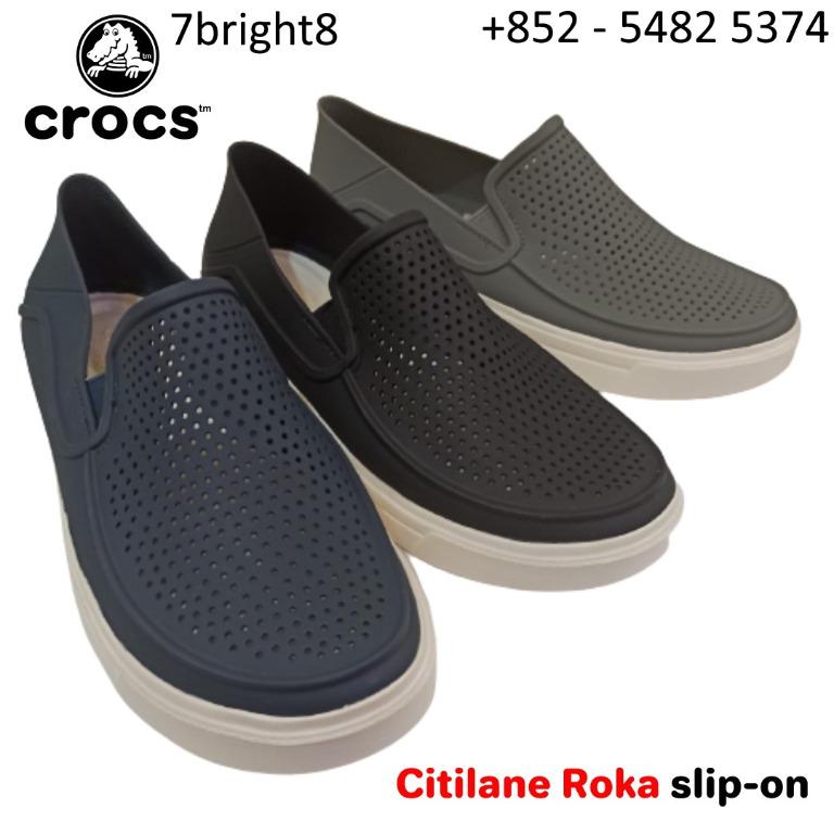 OOTDformen Crocs 卡駱馳- Crocs Citilane Roka Slip On男子凉拖鞋