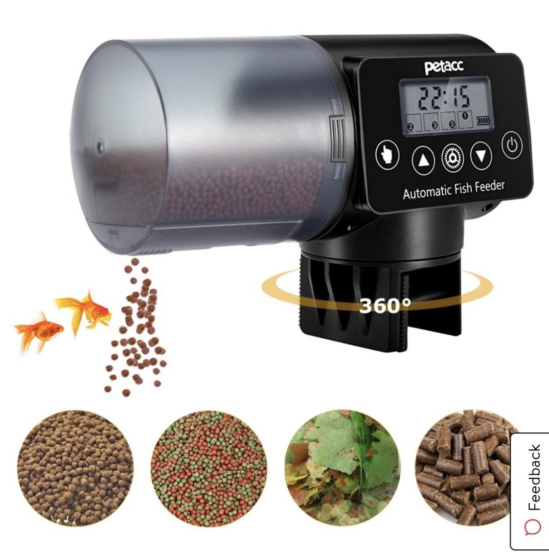 Petacc Automatic Fish Feeder, Pet Supplies, Homes & Other Pet Accessories on Carousell