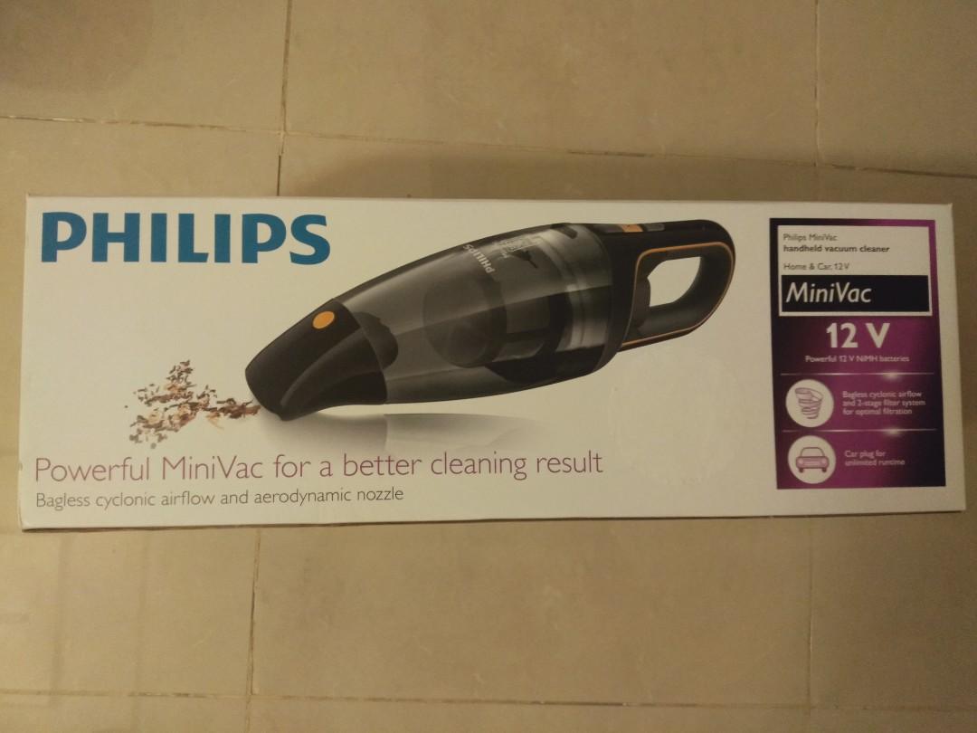 Philips FC6149 MiniVac Handheld Car & Home Vacuum Cleaner, TV & Home