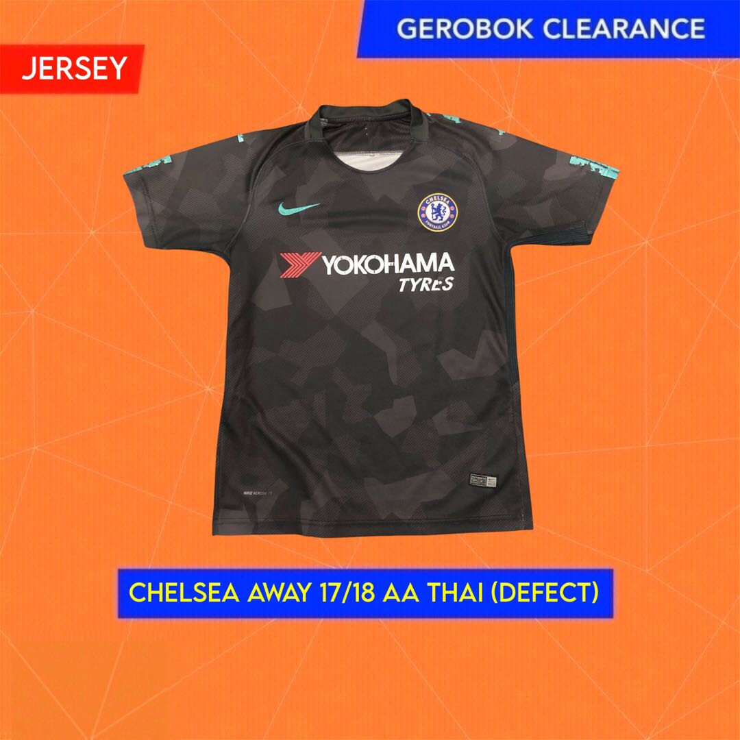 Saiz Xs Jersi Chelsea 17 18 Third Alternate Jersey Sports Athletic Sports Clothing On Carousell