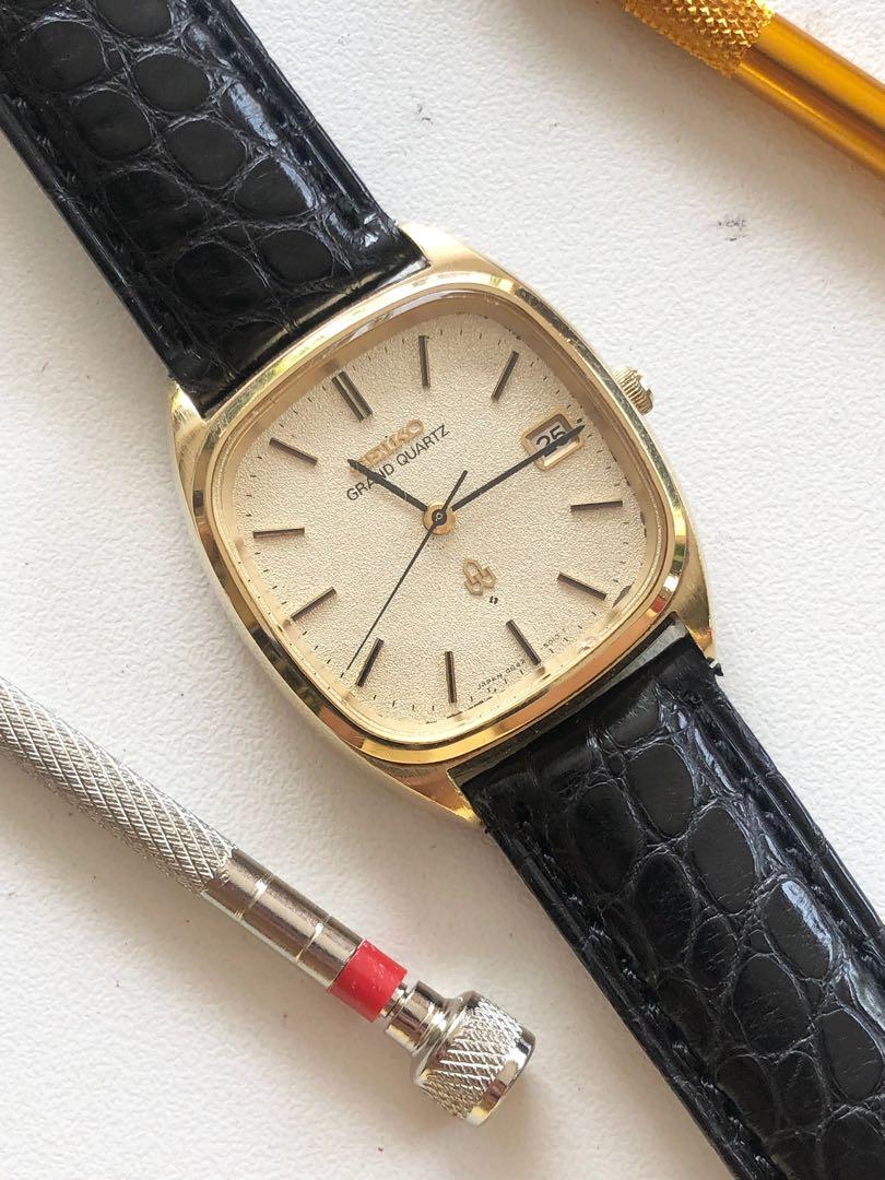Seiko Gold Grand Quartz 4842-5100, Luxury, Watches on Carousell