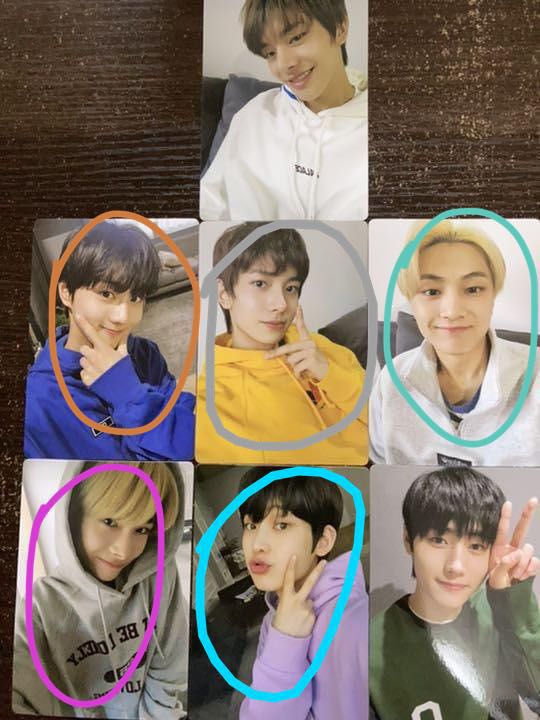 sharing] enhypen membership kit fanclub fc photocards pcs sunghoon  