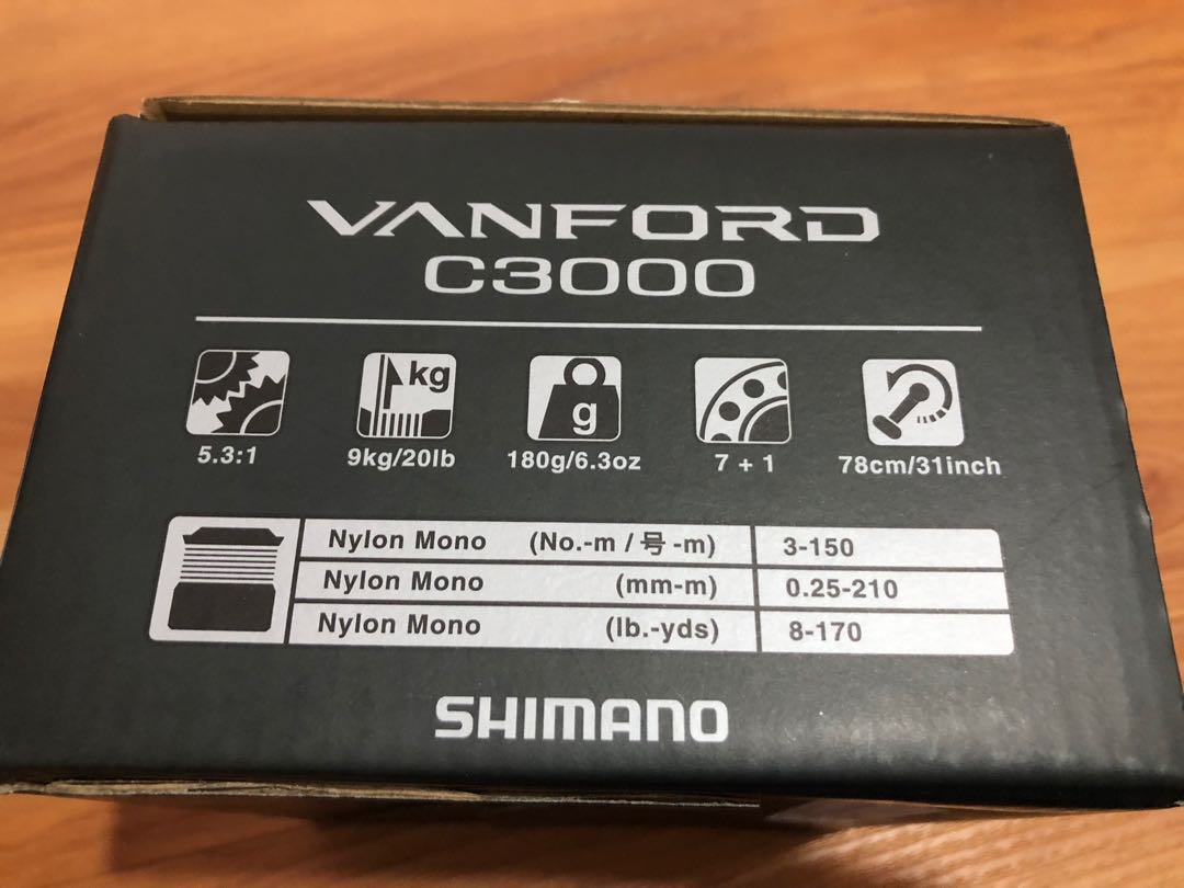 Shimano Vanford C3000 with power knob, Sports Equipment, Fishing on ...
