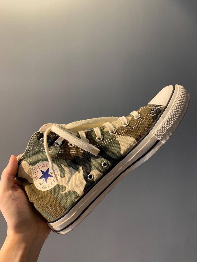 SOPHNET x CONVERSE CHUCK TAYLOR ALL STAR HI ZIP UP CAMO, 男裝, 鞋