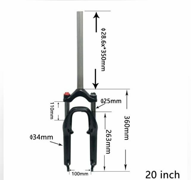 Suspension Fork 24 inch, Sports Equipment, PMDs, EScooters & EBikes