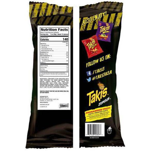 Takis Zombie 4 oz - Limited Edition, Food & Drinks, Local ...