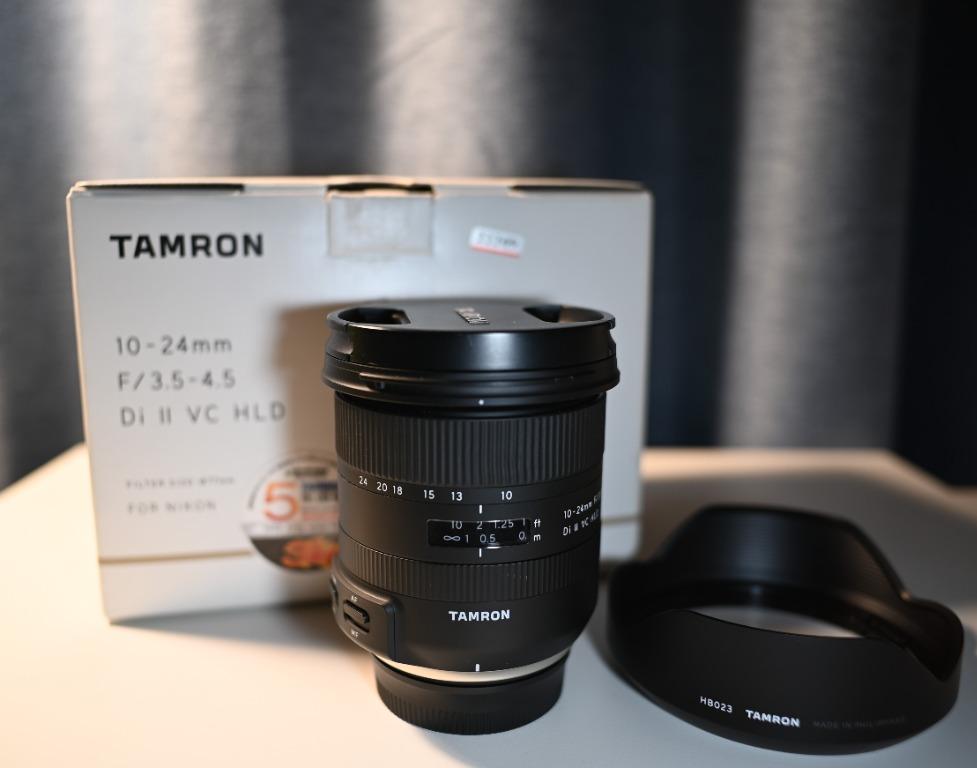 Tamron 10-24mm F3.5-4.5 Di II VC HLD for nikon with box, 攝影器材