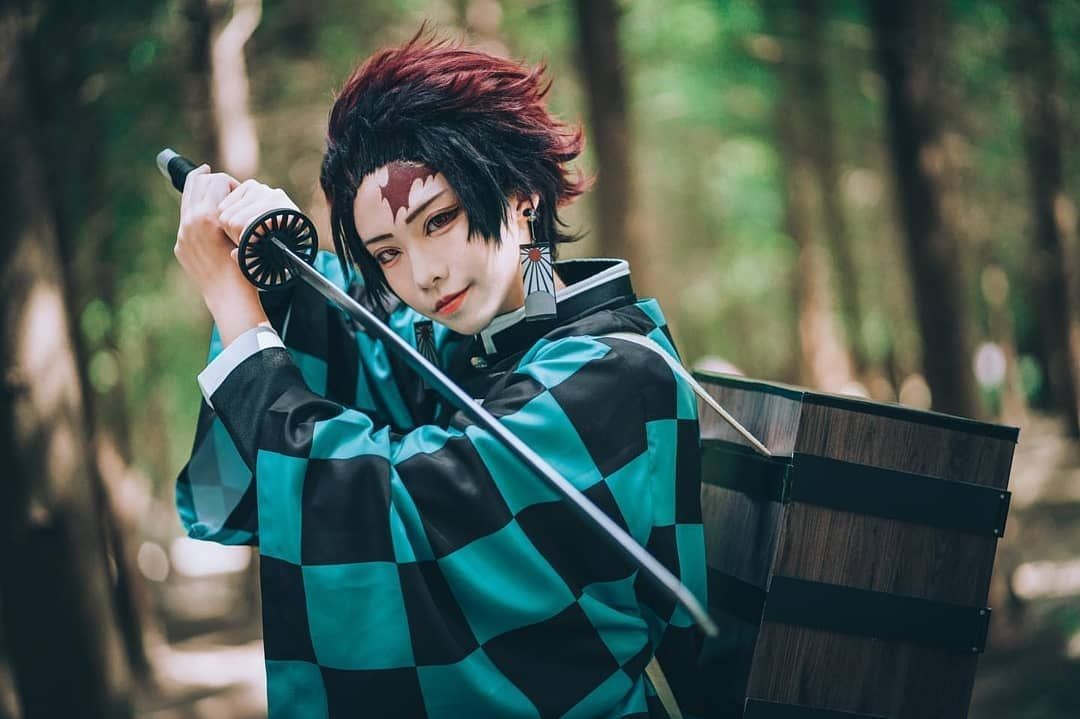 Tanjiro Cosplay, Hobbies & Toys, Stationery & Craft, Occasions & Party