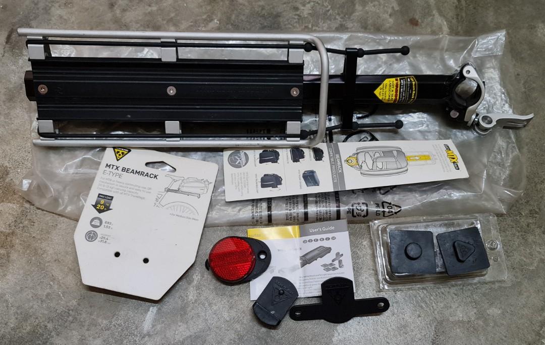 Topeak beam rack store e type