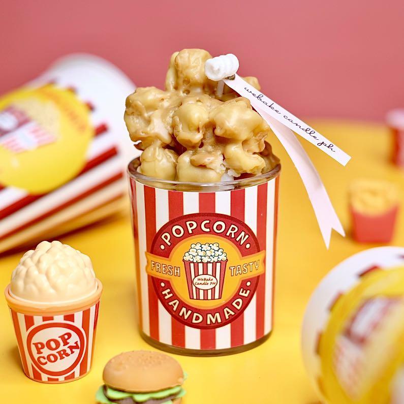 Ultimate Caramel Popcorn Candle (Category: Other Home Decor) located in Caloocan City. Submitted by webakecandleph (Listing ID 1109504692, Image 1). Description: Dessert candles, made by WeBake Candle, are designed to look and smell good enough to eat, but please don't eat our candles, although they made from Vegan Soy wax and natural fragrance oils, you cannot eat them. -approx. 215g -popcorn coated with a sugar based caramel candy shell ***vani