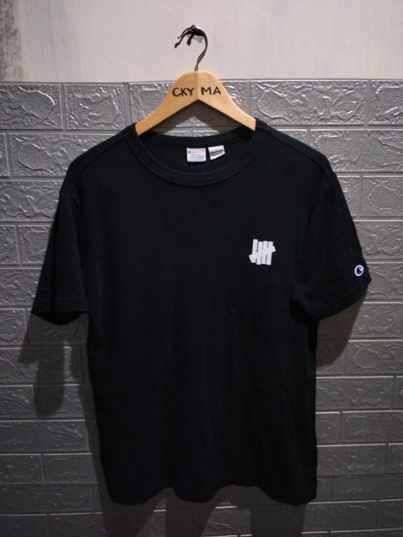 UNDEFEATED X CHAMPION TEE Men s Fashion Tops Sets Tshirts