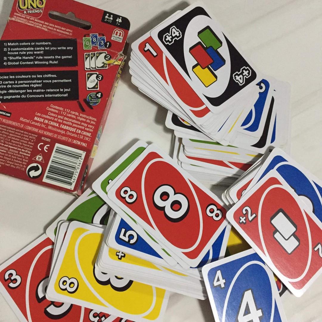 Uno Cards Hobbies Toys Toys Games On Carousell