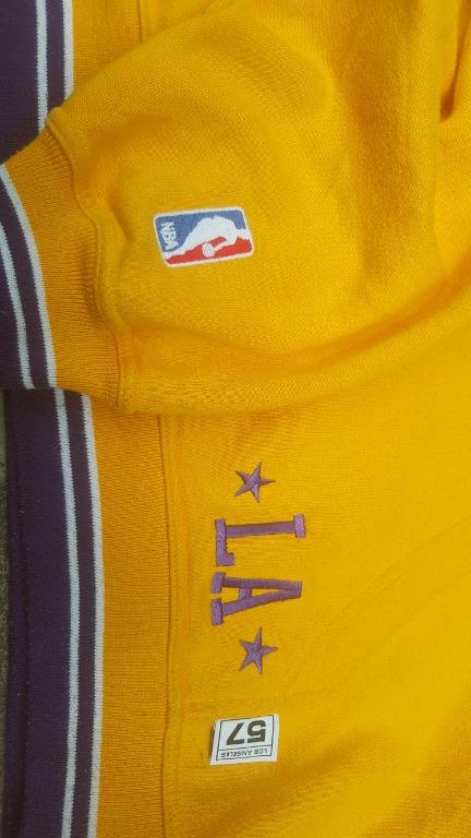 Vintage Nike Lakers Yellow Middle Swoosh Hoodie – VintageMeetsHype