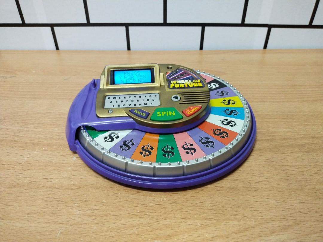 Wheel of fortune electronic game deluxe edition deals
