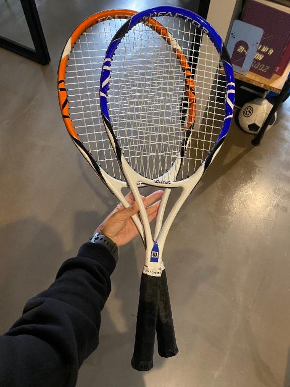 Wilson Tennis Racket K Factor K(FOUR) & K(SIX.ONE LITE), Sports ...