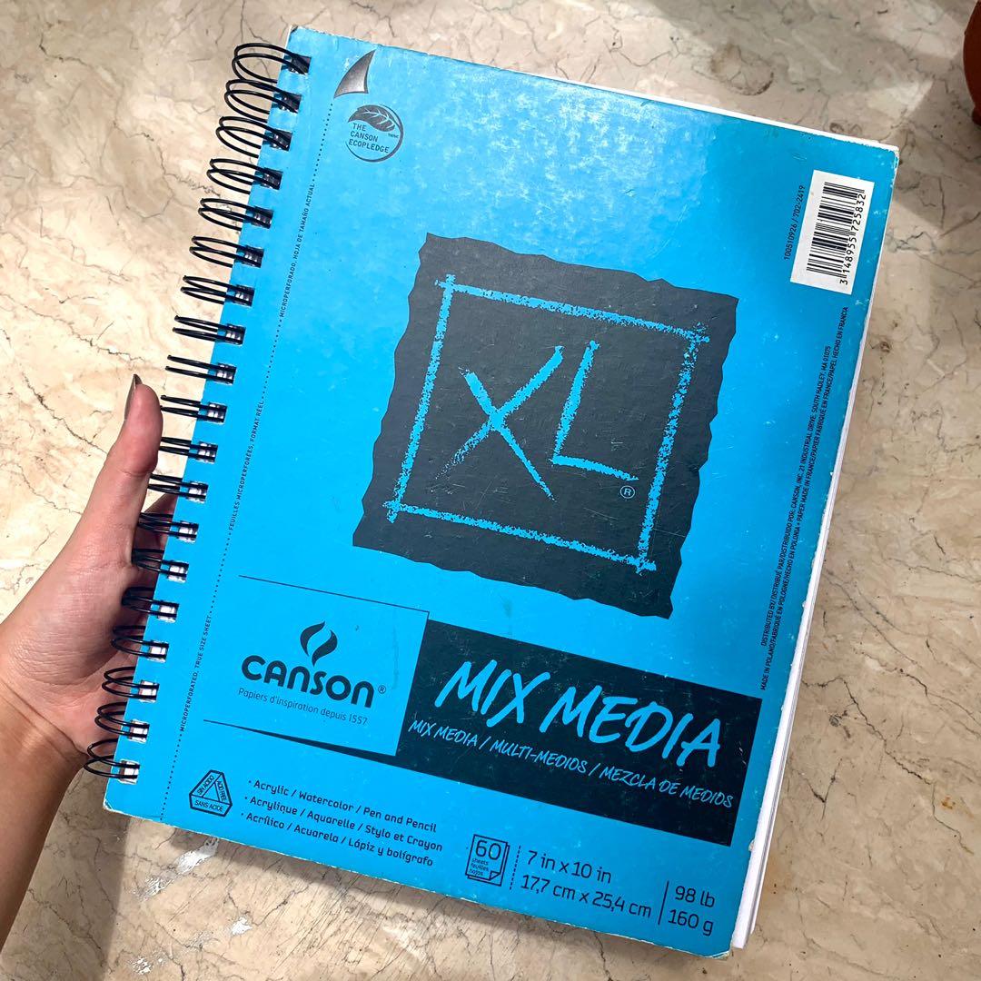 XL Canson Mixed Media Sketchbook, Hobbies & Toys, Stationary & Craft, Craft  Supplies & Tools on Carousell