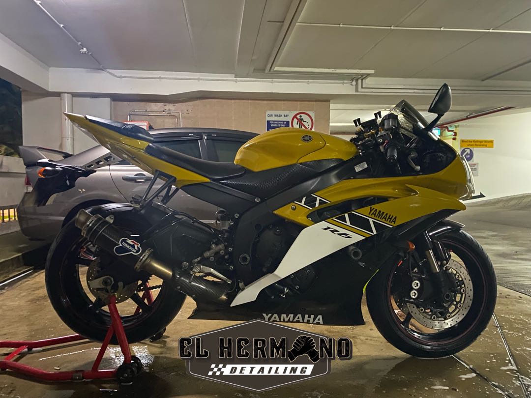 Yamaha R6 Bike Wash / Motorcycle Detailing, Motorcycles, Motorcycle