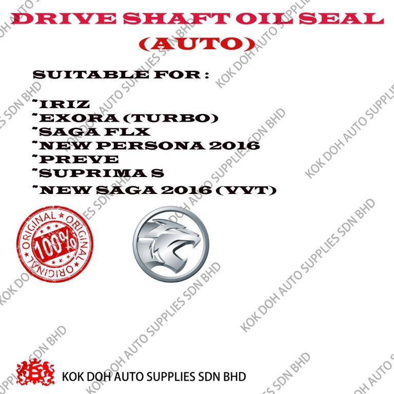 [100 ORIGINAL]PROTON AUTO DRIVE SHAFT OIL SEAL /IRIZ EXORA(TURBO) SAGA