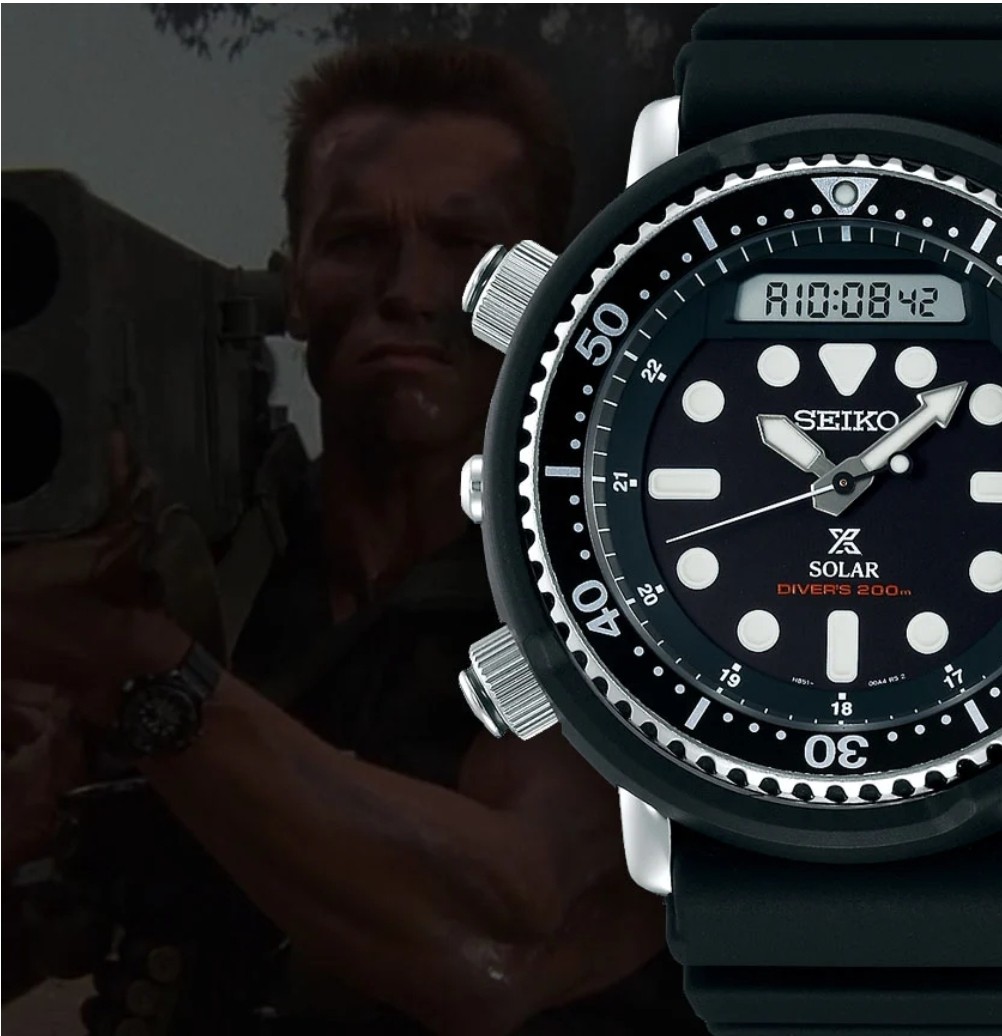 阿諾精工吞拿Seiko Prospex Solar Arnie SNJ025P1 H851 Arnold Schwarzenegger Dutch  Predator, 名牌, 手錶- Carousell