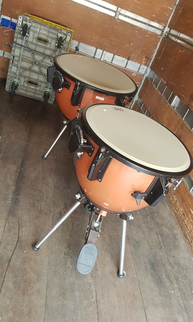 Adams Timpani, set of 4 sizes, Hobbies & Toys, Music & Media, Musical