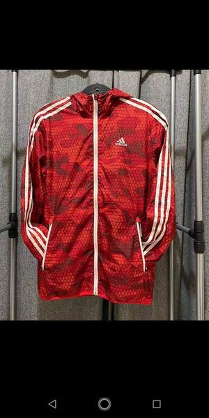 Adidas red camo jacket shop