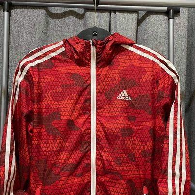 ADIDAS RED CAMO Men s Fashion Coats Jackets and Outerwear on Carousell